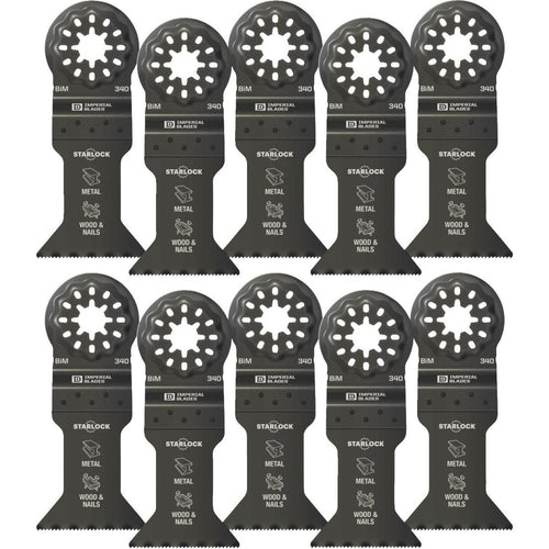 Imperial Blades Starlock 1-3/4 In. 18 TPI Metal/Wood Oscillating Blade (10-Pack)