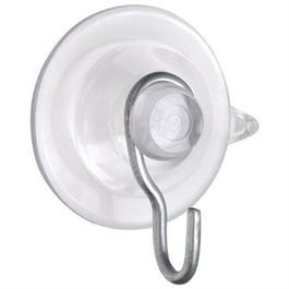 Suction Cups With Hooks, 1-1/8-In., 6-Ct.