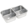 Sterling Double Bowl 31-3/4 In. x 18-1/4 In. x 8 In. Deep Stainless Steel Kitchen Sink, Undermount