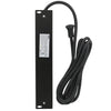 Power Zone 6-Outlet Metal Power Strip w/10ft Cord