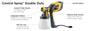 Wagner Control Spray Double Duty Sprayer