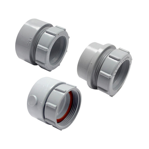 Canplas PVC DWV Flush Fitting Adapter Bushing DWV to Sewer Spigot x Hub