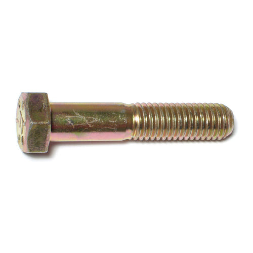 Monster Fastener Zinc Plated Grade 8 Steel Coarse Thread Hex Cap Screws