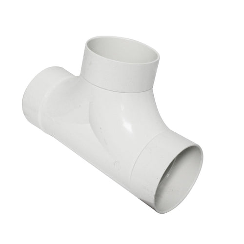 Canplas PVC DWV 2-Way Cleanout Tee White