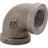 Worldwide Sourcing Reducing 90 Degree Elbow Black