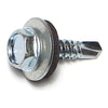 Monster Fastener Zinc Plated Steel Hex Bonded Washer Head Self-Drilling Screws