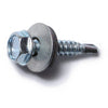 Monster Fastener Zinc Plated Steel Hex Bonded Washer Head Self-Drilling Screws