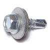 Monster Fastener Zinc Plated Steel Hex Bonded Washer Head Self-Drilling Screws