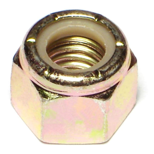 Monster Fastener Zinc Plated Grade 8 Steel Coarse Thread Nylon Insert Lock Nuts