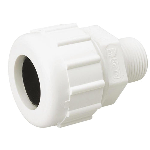 B&K 1-1/2 In. MIPT Schedule 40 Compression Union PVC Adapter